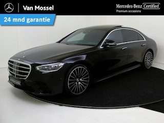 Mercedes-Benz S-klasse 580 4MATIC Lang AMG Line /Panoramadak /Achterasbesturing /Burmester 4D /Rijassistentiepakket /First class pakket /TV's achter