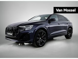 Audi Q8 55 TFSI e quattro Pro Line S | Glazen panoramadak | Bang & Olufsen Premium 3D | Comfortsleutel | Trekhaak | Optiekpakket Zwart Plus | leder Bekleding met S-logo |  Lichtpakket plus | Glas Donker Tint | Comfortsleutel | Elektrische Voorstoelen | Uitgebreide voorverwarming.