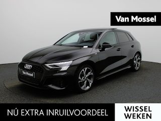 Audi A3 Sportback 35 TFSI S edition | PANORAMADAK | LEDER | ACHTERUITRIJCAMERA | APPLE CARPLAY - ANDROID AUTO | BANG & OLUFSEN GELUID | DODEHOEKSENSOREN | LED VERLICHTING | ELEKTRISCH VERSTELBARE STOELEN | ELEKTRISCHE ACHTERKLEP | DIGITAL COCKPIT | CRUISE CONTROL | DAB RADIO |