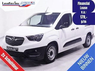 Opel Combo 1.5D 102 pk L2H1 Edition Airco, 2x Schuifdeur, NAP Cruise Control, Opbergkasten Laadruimte, Trekhaak, 2-Zits