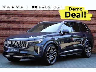 Volvo XC90 T8 Plug-in hybrid AWD Ultra Bright Exec. Ed. | | DEMO DEAL|Luchtvering | Bowers & Wilkins | Panoramisch schuif-/kanteldak | Geventileerde stoelen | Gelamineerde zijruiten | Extra getint glas | 360 graden camera | Massagefunctie op de voorstoelen | 22 inch. lichtmetalen velgen | Stoel-/stuurwielverwarming | Verwarmde achterbank | Volvo Guard | Pilot assist | BLIS
