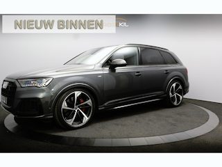 Audi Q7 60 TFSI e quattro Competition 1e eigenaar / Dealeronderh. / S Line / Matrix Led / Trekhaak / Stoel + stuurverw. / Achterb. Verwarmd / Pano dak / Adapt. Cruise / Elektr. Stoelen / HUD / Bang & Olufsen