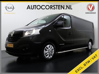 Renault Trafic 1.6DCi T29 L2H1 6-Persoons Dubbele Cabine Euro 6 Camera Navi Ecc Cruise Control DC Comfort Energy Regen-Lichtsensor DAB Bluetooth Betonplex Vloer Schuifdeur Lmv 17" 2.000KG Trekgewicht