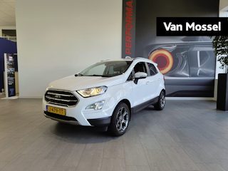 Ford Ecosport Titanium | 125 PK | TREKHAAK | CLIMATE CONTROL | NAVIGATIE | B &O AUDIO | PARKEERSENSOREN VOOR EN ACHTER | CAMERA | LAGE KILOMETERSTAND |
