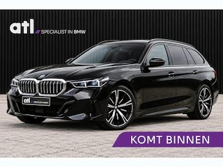BMW 5-serie Touring 520i M-Sport | Pano | H&K | HUD | ACC | Standkachel | Elektr. trekhaak | 20 inch | Comf. stoel | Memory | Stoelventilatie | Stoelverwarming voor en achter | 4-zone clima | Stuurwielverwarming | Carbon interieur | Keyless | Etc.