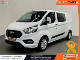 Ford Transit Custom 300 2.0 TDCI L2H1 Trend Dubbele Cabine Automaat Navigatie Airco Navigatie Bluetooth Trekhaak Parkeercamera Parkeersensoren voor en achter