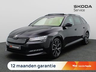 Skoda Superb Combi 1.4 TSI iV Sportline Business 218PK DSG Panoramadak, Trekhaak, 360gr. Camera, 18" LM Velgen, Memorystoel, Elektr. Achterklep, Side Assist, Keyless, Adaptieve Cruise Control
