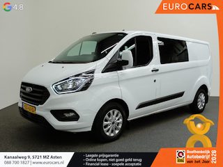 Ford Transit Custom L2H1 Trend Automaat Dubbele cabine Navigatie Trekhaak Cruise Control Parkeersensoren Airco Bluetooth Apple carplay Android auto Euro 6