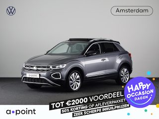 Volkswagen T-Roc 1.5 TSI Style 150 pk Automaat (DSG) | Navigatie | Panoramadak | Parkeersensoren (Park assist) | Achteruitrijcamera | Adaptieve cruise control | Stoelverwarming | Apple carplay / Android auto |