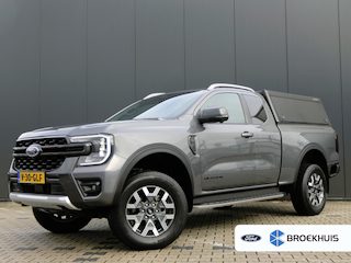 Ford Ranger 2.0 Super Cab EcoBlue Wildtrak | Hardtop | Trekhaak | 360 Camera | Adaptive Cruise | BLIS | Navigatie | Stoelverwarming