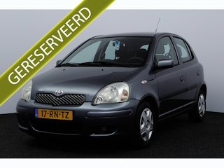 Toyota Yaris 1.3 VVT-i S-Line/ HISTORIE!/ 5-Drs/ Airco/ C.V. Afstand/ Elek. pakket/ Isofix/ Multi. LEDER. Stuur/ Getint glas/ Mistl./ Metallic lak.