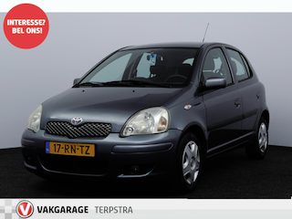 Toyota Yaris 1.3 VVT-i S-Line/ HISTORIE!/ 5-Drs/ Airco/ C.V. Afstand/ Elek. pakket/ Isofix/ Multi. LEDER. Stuur/ Getint glas/ Mistl./ Metallic lak.