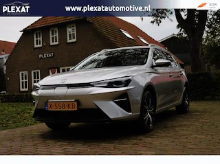 MG 5 Electric Long Range Luxury 61 kWh Aut. | Slechts 3.000KM | SOH 100% | Lederen Int. | ACC | Dodehoekbewaking | Apple Car |