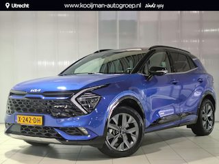 Kia Sportage 1.6 T-GDi Hybrid GT-PlusLine Super complete uitvoering met zwart dak,  Elektr. Schuif/kantel dak, Stuur/Stoel ventilatie & verwarming, Harman Kardon Premium audio installatie, Elektr. stoelverstelling met geheugen, Elektr. Achterklep.