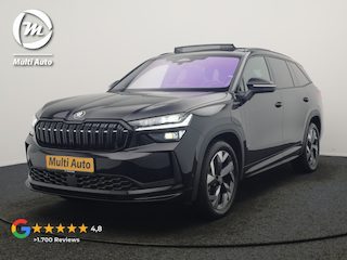 Skoda Kodiaq 1.5 TSI Sportline Business PHEV 204pk Dealer O.H | Panodak | Trekhaak Af Fabriek | Adaptive Cruise | Head Up | 360 Camera | Canton | Alcantara Sportstoelen Memory & Verwarmd | Stuur Verwarmd | Keyless | Sfeerverlichting | Apple Carplay | DAB | Navigatie | Virtual | 19"L.M | Plug In Hybrid |