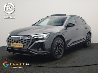 Audi Q8 e-tron 55 quattro S Edition Competition 115 kWh Dealer O.H | Panodak | Luchtvering | Camera | Bang & Olufsen | Alcantara Sportstoelen Memory & Verwarmd | Sfeerverlichting | Cruise Control | DAB | Navigatie | Virtual | 21"L.M |