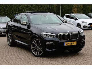 BMW X4 M40i High Exe. M Sport 73.952 km NL Auto. / Trekhaak / Panoramadak / Camera / Head-up / Luxe Leder / 21'' / Harman Kardon / Navigatie / Stuur+Stoelverwarming / DAB / Dodehoek / Cruise Control