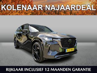 Mazda CX-80 Homura Plus 2.5 e-Sky PHEV 327pk AWD | Kolenaar Najaardeal | 1e eigenaar | Dealeronderhouden | Semi-elektr. trekhaak | ATH 21 inch LMV Black | Alarm Klasse III | Navi | HUD | Keyless | Pano | Nappa | CarPlay