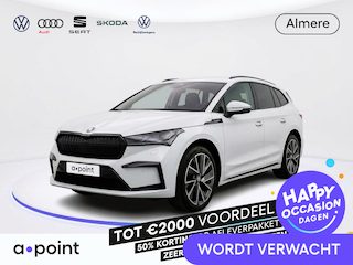 Skoda Enyaq iV 60 Sportline 180pk | Navigatiesysteem | voorstoelen verwarmd | Apple Carplay/Android Auto | Cruise control adaptief | Dodehoek detectie | Lichtmetalen velgen 20" | Matrix LED koplampen |