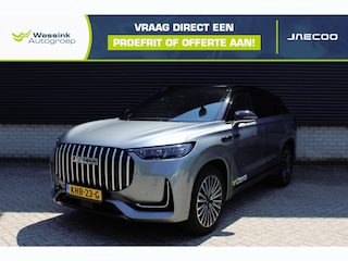 Jaecoo 8 1.5 SHS-P Exclusive 7 Zit | Phev | 428PK | Elektrische voorstoelen | Stoelverwarming/ventilatie/massage | Panoramadak/schuifdak | Adaptief cruise control | 1600KG Trekgewicht