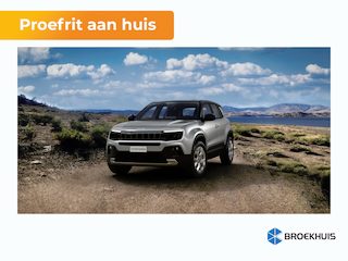 Jeep Avenger Full Electric Summit Warmtepomp | Stoelverwarming | Navigatie | Apple Carlay/Android Auto | 11 kW lader | 18" Diamond Cut lichtmetalen velgen | Airco (automatisch)