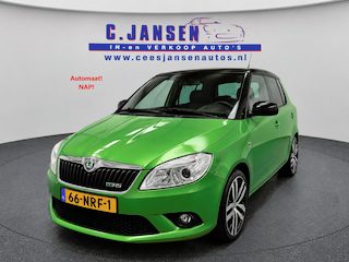 Skoda Fabia 1.4 TSI RS Origineel Nederlands! | Automaat! | Climatec controle | Parkeersensoren | Cruise control | Electronic climate controle | Lichtmetalen velgen 17" | Metaalkleur