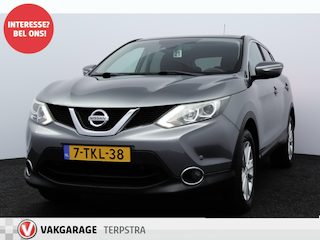 Nissan Qashqai 1.2 Connect Edition/ Pano-Dak!/ Trekhaak!/ 17''LMV/ Camera/ Keyless/ DAB+/ Clima/ Navi/ Cruise/ Bluetooth/ Multi.LEDER.Stuur/ Elek.Pakket/ Isofix/ PDC V+A.