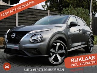 Nissan Juke Tekna 1.6 Hybrid 143PK Automaat Navigatie, Leder, Bose, Rondomzichtcamera, Keyless, Stoel, Stuur & Voorruitverwarming, Apple Carplay, Android Auto