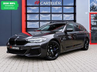 BMW 5-serie Touring 530e xDrive M-Sport | Pano | LED | Leder | Memory | PDC | Cruise | Stoelverwarming | Carplay | Ambient | Trekhaak | Harmon Kardon | Android Auto | Comfort Stoelen
