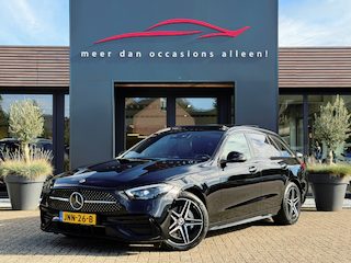 Mercedes-Benz C-klasse 300 E AMG Line | Panoramadak | Burmester | Trekhaak | HUD | Memory | Sfeerverlichting | Keyless | Apple Carplay