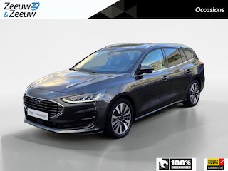 Ford Focus Wagon 1.0 EcoBoost Hybrid Titanium X | Dealeronderhouden | Stoel- stuur en voorruitverwarming | Navigatie