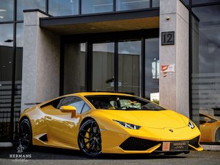 Lamborghini Huracán 5.2 V10 LP610-4 / Front Lift / Ceramic / Giallo Midas / Camera / Carbon Spoiler