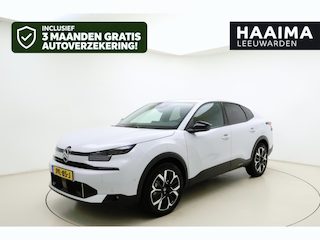 Citroën C4 1.2 Hybrid 145pk Max Automaat | 2+6 jaar garantie | Navigatie | Lederen bekleding | Stoelverwarming | Keyless | Camera | Parkeersensoren voor en achter