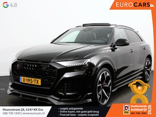 Audi Q8 4.0 TFSI RS Q8 Quattro 600pk! Panorama dak Navigatie B&O Akrapovic Electrische achterklep Stoelverwarming Stuurverwarming Stoelventilatie  Led Camera Climate Control Parkeer sensoren voor en achter Lichtmetalen Velgen
