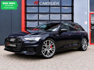 Audi A6 Avant 55 TFSI e S-Line Quattro Competition Firmamentblue| Pano | Trekhaak | 20''Competition | Alcantara Leder | Stoelverwarming | Matrix Led | Digital Dash | Carplay | Grootlicht Assistent | F1 Flippers | Ambient | Adaptive Cruise |