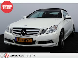 Mercedes-Benz E-klasse Cabrio 250 CGI Elegance/ 204PK!/ Automaat/ Cabrio!/ Nekverwarming!/ Parelmoer/ Xenon/ 19''LMV/ Zwarte Hemel/ LEDER/ Stoelverw./ Elek.Stoel/ Clima/ Navi/ Cruise/ Bluetooth/ PDC V+A.