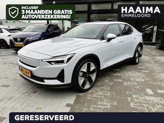 Polestar 2 Long Range Dual Motor 82 kWh | SOH 99,75% | AWD | Wegklapbare trekhaak | Memory Stoelen | 20" LM-Velgen | 360 Camera | ECC | Parkpilot | Elektrische Achterklep