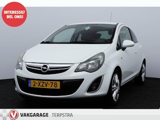Opel Corsa 1.2-16V BlitZ/ Trekhaak/ Half-Leder/ Navi/ Clima/ Cruise/ Elek. pakket/ Isofix/ Bluetooth/ Multi. LEDER. Stuur/ Mistl./ PDC/ Extra getint glas.