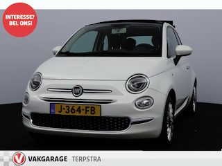 Fiat 500 1.2/ Cabrio!/ Automaat!/ 15''LMV/ Clima/ Bluetooth/ Multi.LEDER.Stuur/ Elek.pakket/ Isofix/ PDC Achter.