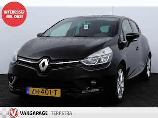 Renault Clio 0.9 TCe Limited/ Keyless/ Navi/ Apple + Android/ DAB+/ Airco/ Cruise/ Elek. pakket/ Isofix/ Bluetooth/ Armsteun/ Multi. LEDER. Stuur/ Mistl./ PDC/ Extra getint glas.