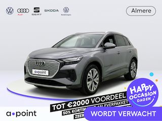 Audi Q4 e-tron 40 Launch edition Advanced 77 kWh 204 pk | SOH 93,64% | Navigatie | Parkeersensoren | Achteruitrijcamera | Adaptieve cruise control | Stoel verwarming | Apple carplay / Android auto | Draadloze Telefoonlader |