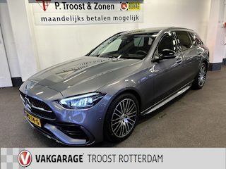 Mercedes-Benz C-klasse Estate 200 4MATIC AMG Line | Panoramadak | Elek. wegklapbare trekhaak | Memory seats | Achteruitrijcamera | Adaptieve cruise control | Climate control | Burmester | Sfeerverlichting | Apple carplay | Adaptief onderstel | Dodehoeksdetectie | Stoelverwarming