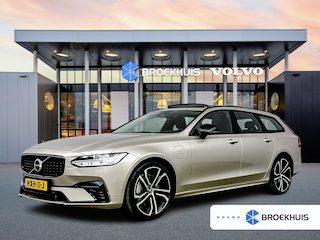 Volvo V90 T8 Recharge Ultra Dark | 20" | Luchtvering | Bowers & Wilkins | Geventileerd Nappa | Massagestoelen | 360 Camera |