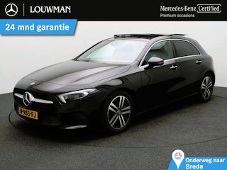 Mercedes-Benz A-klasse 180 Business Solution Luxury Premium Plus | MBUX Augmented Reality navigatie | Memory stoelen | Sfeerverlichting | Panorama Schuif-Kanteldak | Multibeam led. Inclusief 24 maanden Mercedes-Benz Certified garantie voor Europa.