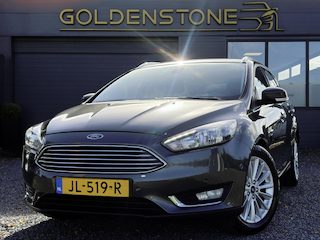 Ford Focus Wagon 1.0 Titanium ✓2e Eigenaar✓125pk✓Trekhaak✓6 Bak✓Dealer Onderhouden✓Navi✓Clima✓Cruise✓Pdc V+A✓Lm velgen✓N.A.P✓Apk tot 11-2027