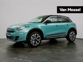 Fiat 600 1.2 Hybrid La Prima | Camera | Navigatie | Stoelverwarming | Lederenbekleding | Elektrische Stoelen & Massagefunctie | Sensoren V+A | Adaptive Cruise Control incl Highway Assist | LMV | 145PK | Climate Control | Elektrische Achterklep | Tot 8 jaar speciale garantie!