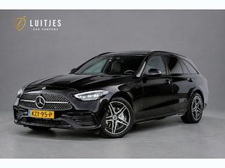 Mercedes-Benz C-klasse Estate 300e AMG-Line Plus Fabrieksgarantie|Pano-dak|360°|Elek-trekhaak|Memory