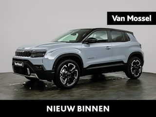 Jeep Avenger 1.2 e-Hybrid Summit | Camera 360 | Sensoren V+A | Naviagtie | Apple Carplay | LMV | Schuif/kanteldak | Elektrische Achterklep | Adaptieve Cruise Control met Highway Assist | Stoel Verwarming | 110PK | Draadloos Laden | JBL Speakers | Tot 8 jaar garantie!