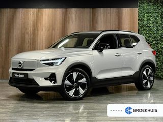 Volvo XC40 Single Motor Extended Range Ultimate 82 kWh | 100% SoH | Schuifdak | 360° Camera | All Season banden | Harman Kardon | Adaptieve Cruise Control | Bestuurdersstoel elektrisch geheugen | Stoel en Stuurwielverwarming | 19 Inch | Passagiersstoel elektrisch | Zitting verlenging voorstoelen | Pilot Assist | BLIS Dode Hoek Detectie | Warmtepomp | Google Infotainment | Keyless Drive | Parkeersensoren voor+achter | Elektrisch bedienbare achterklep | Automatisch dimmende binnen en buitenspiegels | Regensensor | Climate Controle L+R | Draadloos telefoon opladen | DAB Radio | Apple Carplay/Android Auto | Volvo On Call met mobiele App functie | Silver Dawn Metallic |