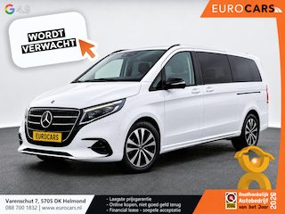 Mercedes-Benz EQV 250 Lang 60 kWh 6-persoons Navigatie Apple CarPlay Android Auto Camera Parkeerhulp Adaptive Cruise Control Full Led Dodehoekdetectie Stoel- en stuurverwarming Virtual Cockpit Climate Control Lichtmetalen velgen